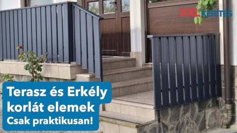 Elegáns és tartós korlát rendszerek az XXL kerítéstől