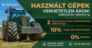 Használt mezőgazdasági gépek