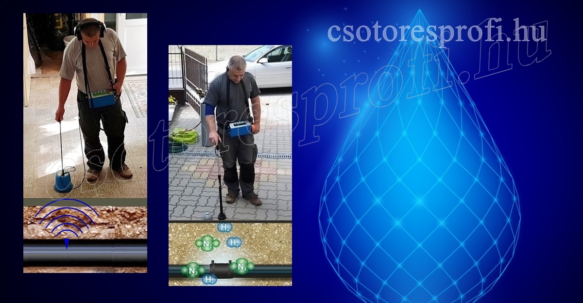 Rejtett vízszivárgás a falban